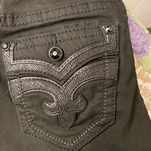 Barely worn black skinny Rock Revivals perfect condition